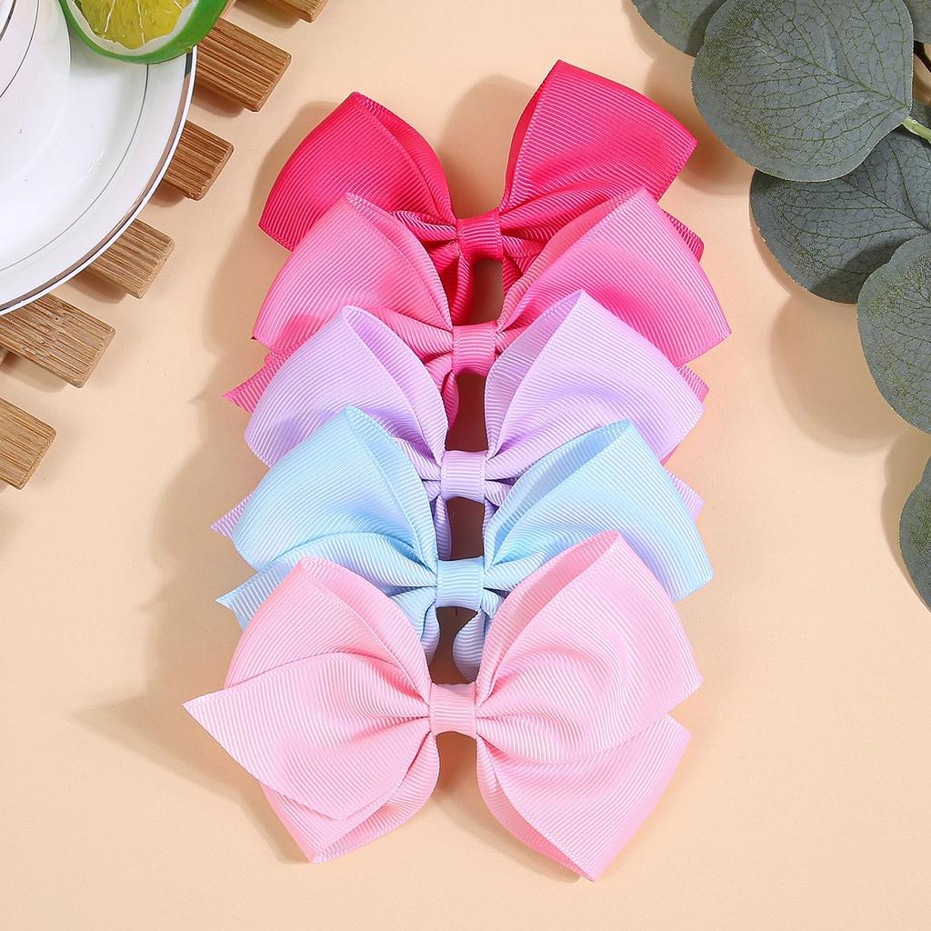 5 buc Arcuri de Păr Drăguțe din Panglică Grosgrain cu Clipsuri pentru Fete Clipsuri de Păr Drăguțe 30 Culori Arcuri de Păr Ac de Păr Clipsuri Accesorii de Păr pentru Copii