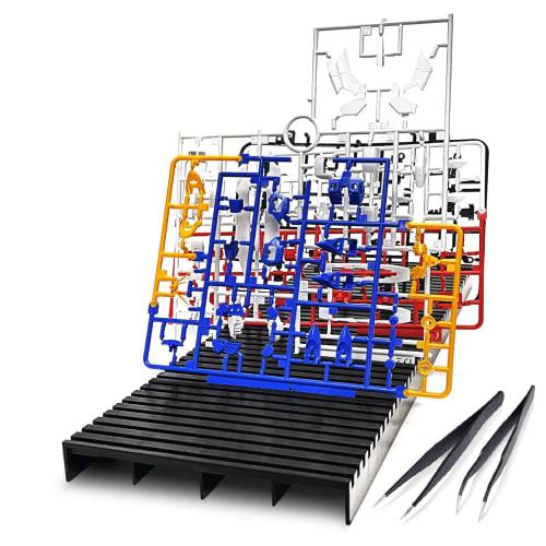 

Tmwinners Gunpla Stand, Flat Type/Holds up to 42 Models/Flat (3mm Rectangular Groove)