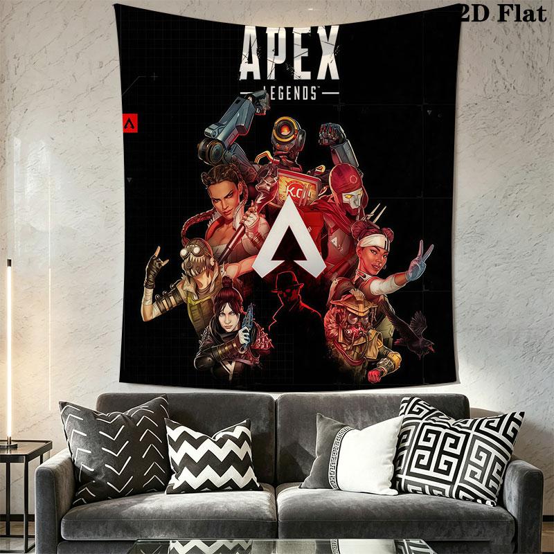 Apex Legends poster Wall Hanging Printed Fabric Blanket Decorative Tapestries for Bedroom Living Room Home Decor