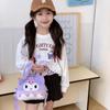 Unicorn Plush Crossbody Handbag for Girls - Cute Square Cartoon Design