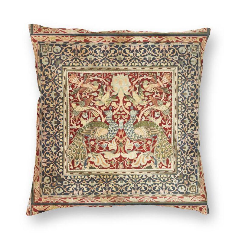 Tree Of Life By William Morris Cushion Cover Two Side 3D Print Snakeshead Textile Throw Pillow Case for Living Room Pillowcase