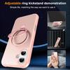 For iPhone 17 Case Compatible with MagSafe Ring Holder Kickstand TPU+PC Phone Cover