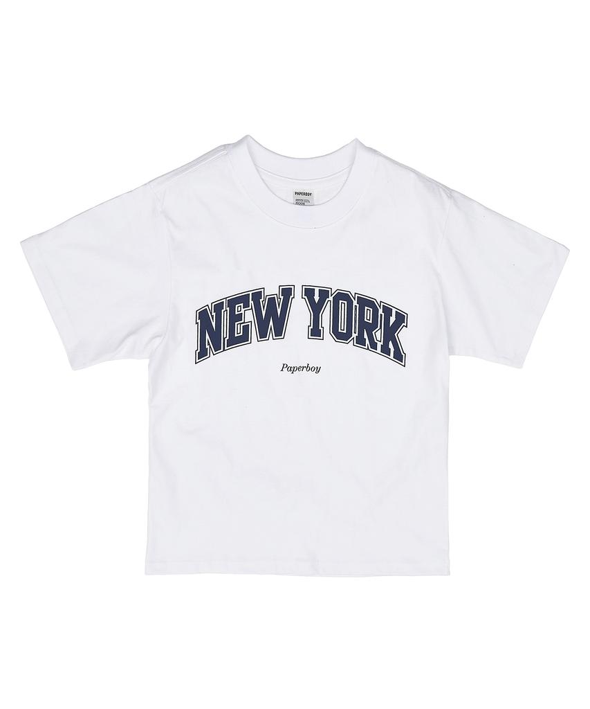 PAPERBOY New York Short Sleeve T-Shirt - White