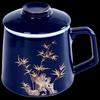 TLAKEHO Ceramic Tea Infuser Mug with Lid
