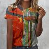 Vintage Oil Painting 3D Print T-Shirts Women Casual O-Neck Short Sleeve T Shirt Harajuku Tees Streetwear Y2k Top Female Clothing