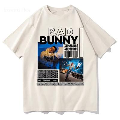 Bad Bunny Most Wanted Tour T Shirt Men Retro Cotton Nadie Sabe Lo Que Va A Pasar Mañana Tshirt Un Verano Sin Ti Tees Shirts
