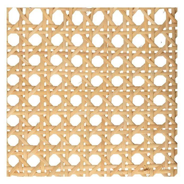 3 rouleaux de cannage - rotin mailles larges hexagonales 30 x 50 cm