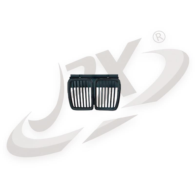 BMW E30 3 Series (83-91) Matte Black/Semi-Chrome Tricolor Modified M3 Intake Grille