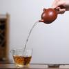 Chinesische Tradition Yixing Lila Ton Teekanne Rohmaterial Zhu Ton Schönheits-Teekanne Haushalt Handgefertigt Zisha Kessel Teegeschirr 110ml