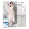 [Roiyezo] Room Wear, Women's Room Dress, Pajamas, Night Dress, Glossy, Adjustable, Loose, Long, Nightgown, Sleepwear, Summer, Cool