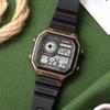 Casio Digital Series Square Retro Fashion Waterproof Shockproof Sports Quartz Watch Resin Strap Men watches Gray AE1200WH-5AV