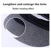 Dehnbarer Sonnenblendenhut für Damen und Herren, Verstellbare, verpackbare Sportkappe, Outdoor-Tragbare Sonnenschutz-Sportkappe mit Schweißband