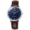 CASIO Quartz Watch Navy X Brown Leather Band [Casio] Women's LTP-VT01L-2B (Overseas Model)