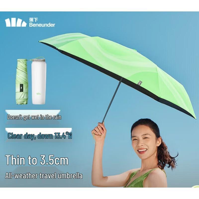 Beneunder All-Weather UV Protection Travel Umbrella