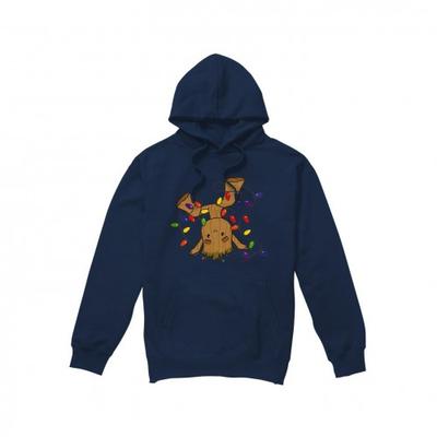 Mens Groot Christmas Lights Hoodie