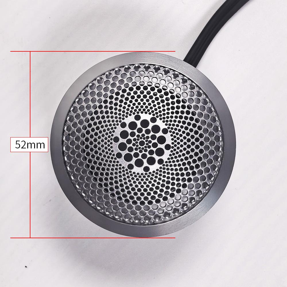 2Pcs 2 Inch Silk Dome Car Tweeter 2kHz-20kHz Clear Sound Universal Fit Weather-Resistant Car Audio Speaker Upgrade