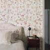 Fresh Pink Floral PVC Peel And Stick Wallpaper Elegant Beautiful Self Adhesive Wall Contact Paper Waterproof TV Background