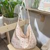 Leopard Print Canvas Crossbody Bag - Trendy, Large Capacity Women's Shoulder Bag