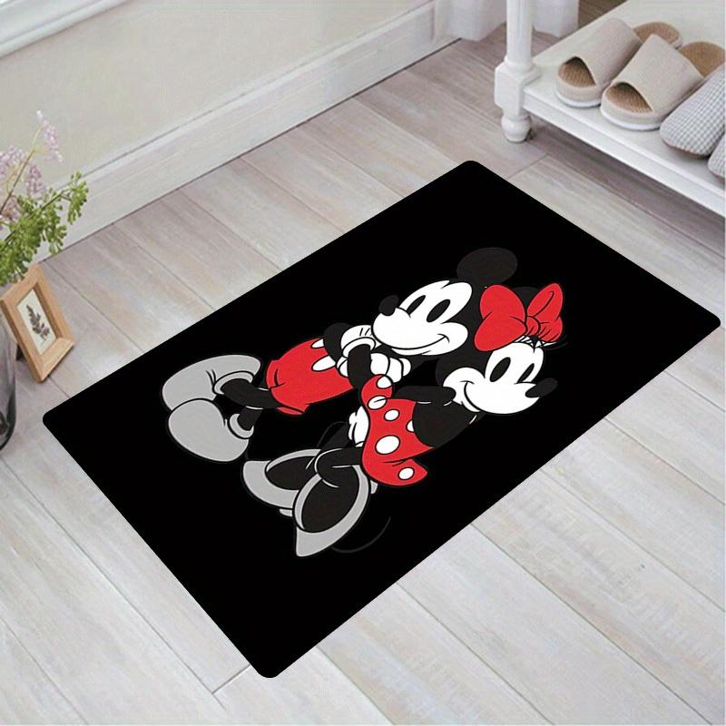 

1pc Mickey Pattern Area Rug Soft Flannel Floor Mat for Living Room,Office,Bedroom and Carpet,Sofa Coffee Table Floor Mat 60cm by 90cm