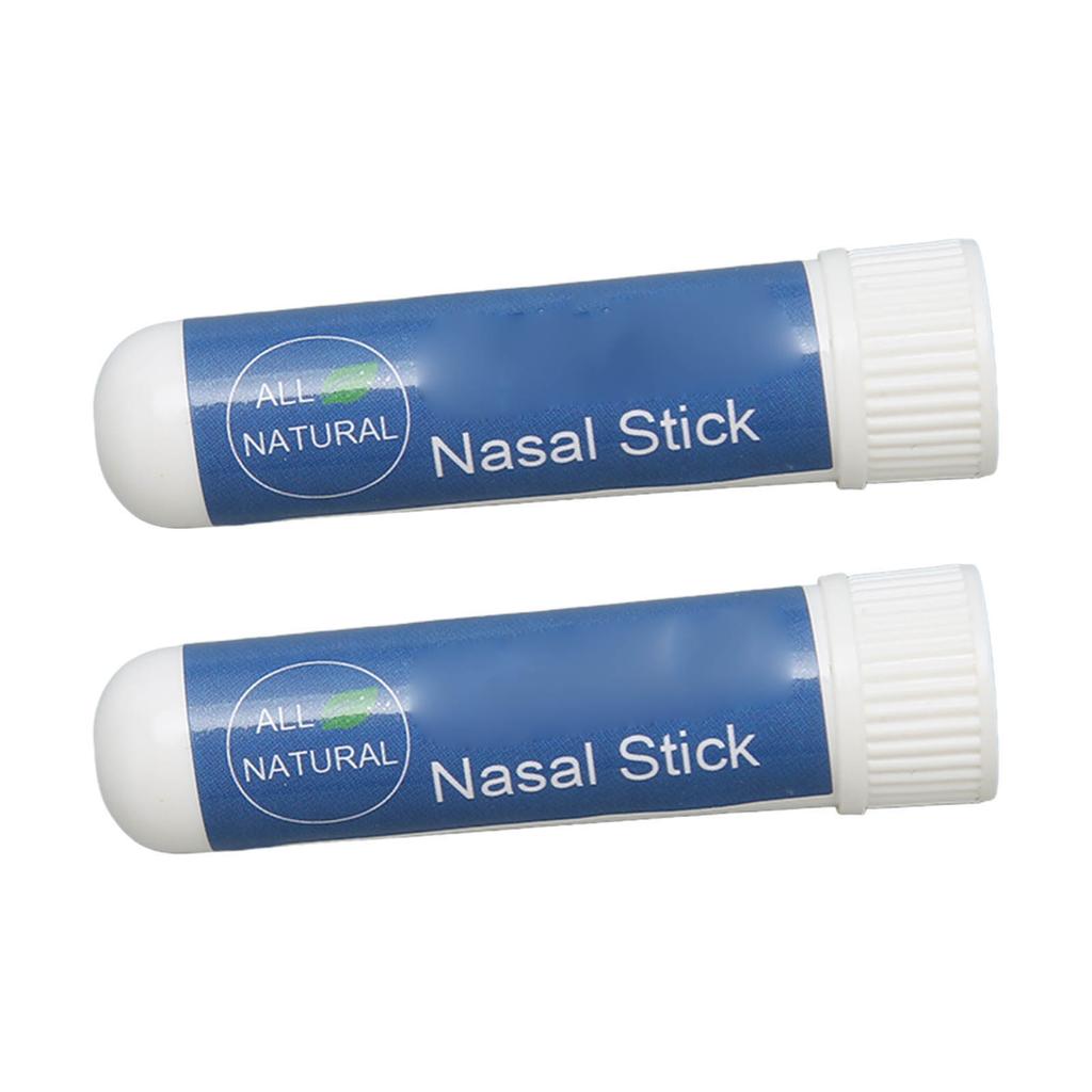 2pcs 1g Nasal Inhalers Refreshing Relieve Congestion Body Slimming Herbal Nasal Inhaler White