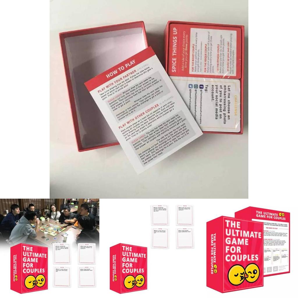 Das ultimative Spiel für Paare Unterhaltsames romantisches Date Night Kartenspiel für Bonding-Aktivitäten
