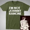 Ich bin nicht Johnny Ramone T-SHIRT ramones nyc new york queens johnny punk rock tee