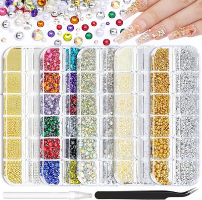 Decoración de uñas – Diamantes de imitación y decoraciones para uñas