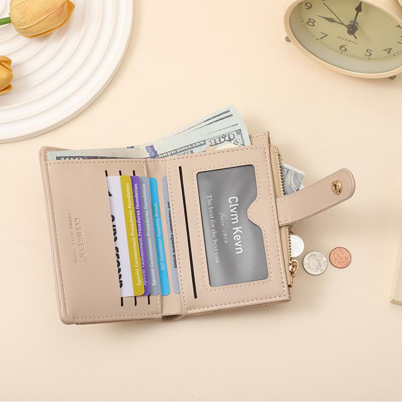2026 Multi-color Bifold Women's Wallet with Patchwork Design and Multiple Card Slots