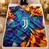 Flannel BlanketJuventus FC Warm Soft Throw Blanket for Indoor Sofa Bed Living Room Use