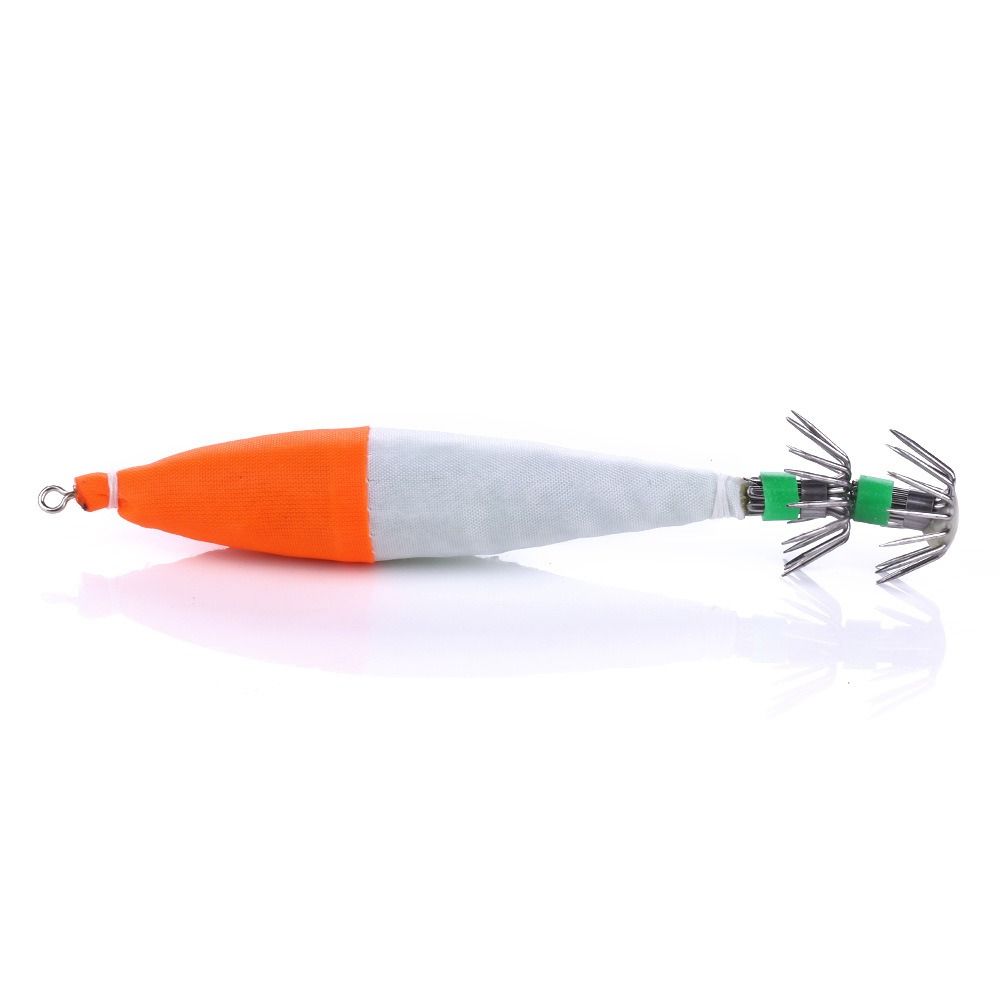6.3g Wood Shrimp Lure Bright Color Cuttlefish Bait Shrimp Squid Hook Saltwater Fishing Tackle