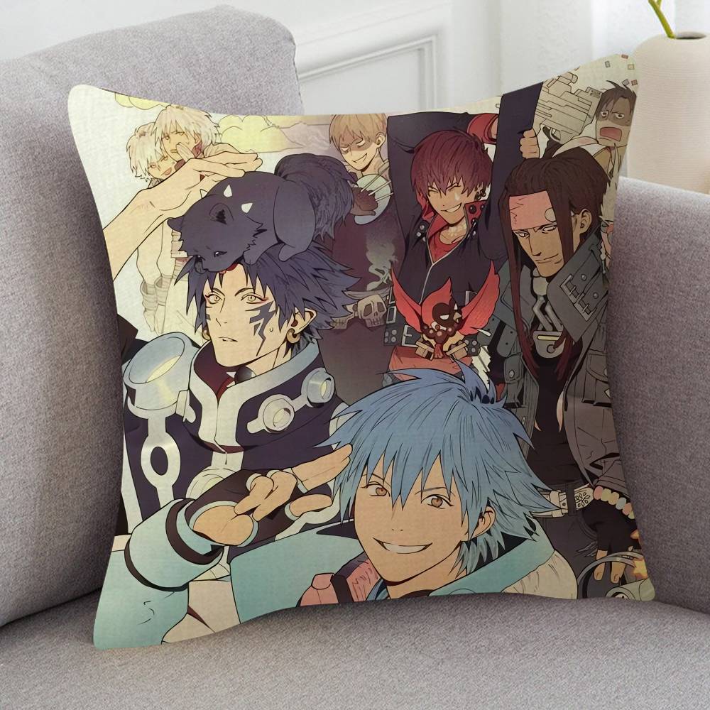 Anime DRAMAtical Murder Cute Cartoon L Game Cushion Cover Pillowcase Upholstery Sofa Throw Pillow Home Decor Pillowcas