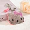 Rhinestone Keychain Kawaii Cartoon Pendant Cute Backpack Charm Birthday Gift Anime Decor