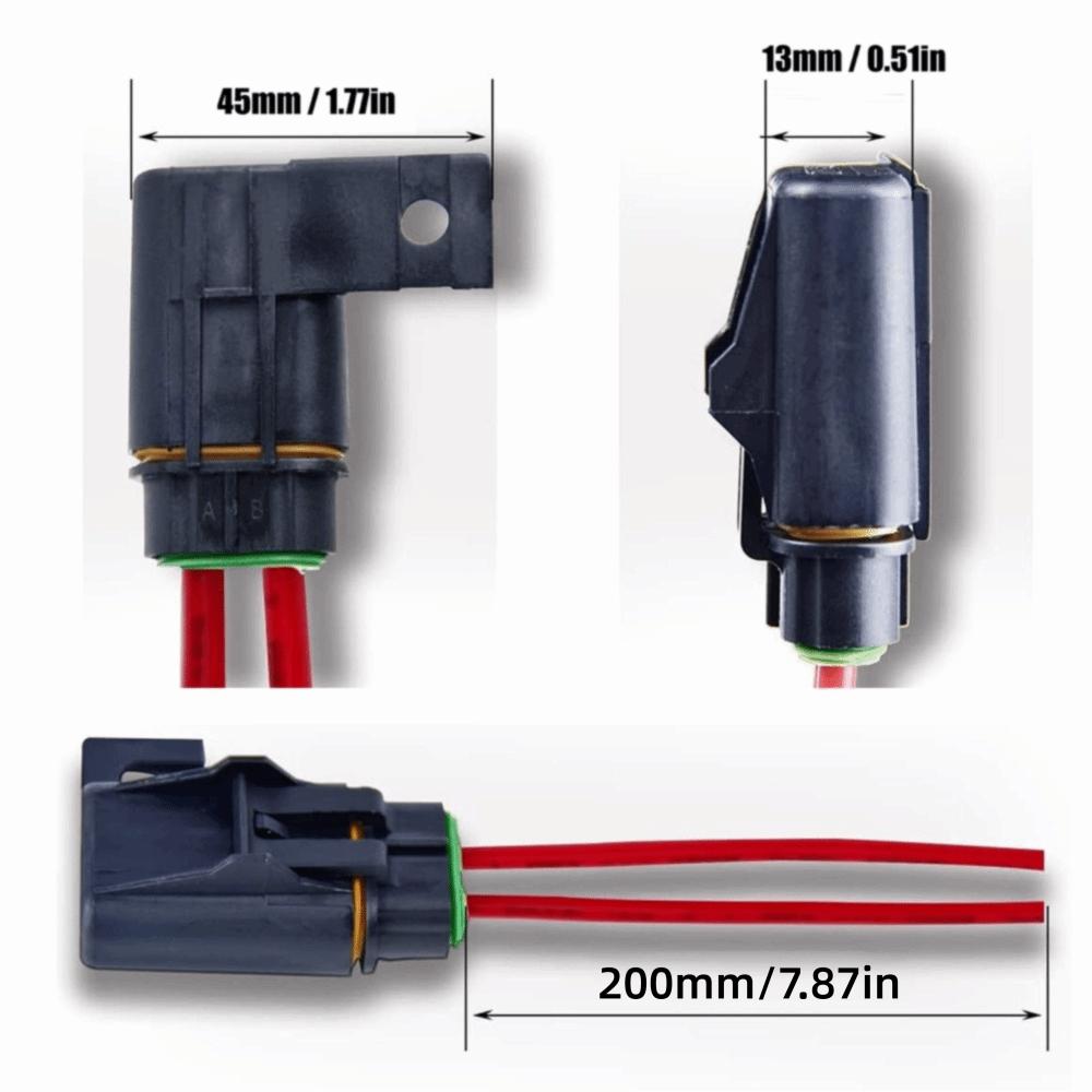 6PCS Easy Installation Waterproof Holder 30A Wiring Harness Inline Holder  Vehicle Installation