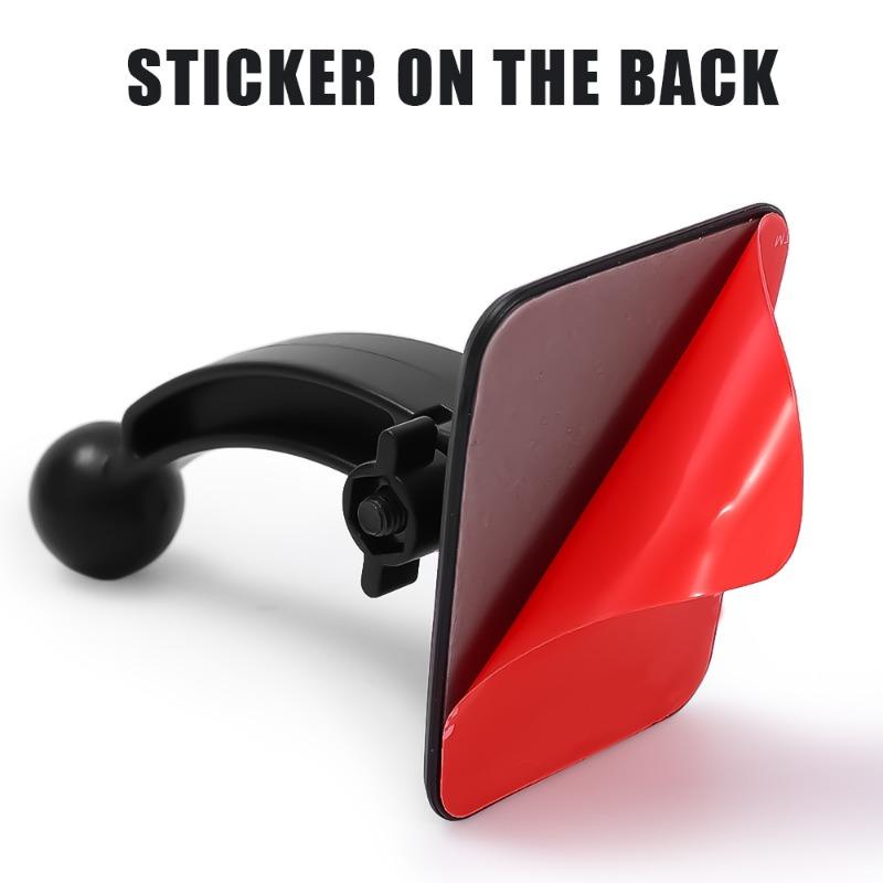 17mm Ball Head Holder Car Phone Holder Self Adhesive Dashboard Mount Windshield Navigation Bracket Mobile Phone Stand