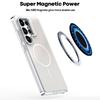 For Samsung Galaxy S24 Ultra Case Compatible with MagSafe TPU+Acrylic Gradient Phone Cover with Kickstand