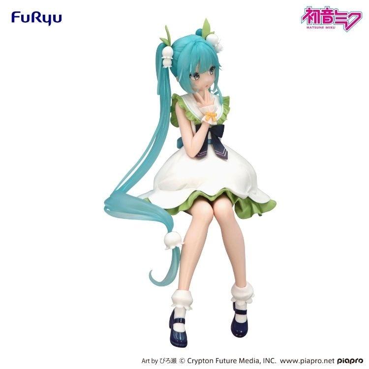 FuRyu Vocaloid Hatsune Miku Lily of the Valley Flower Fairy Figure - 14cm Noodle Stopper Collectible Gift