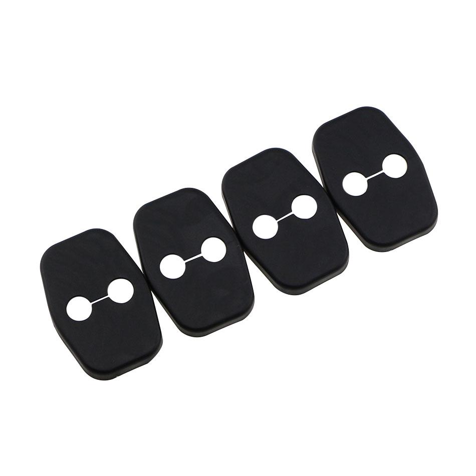 ABS Car Door Lock Covers Door Stopper Sticker for Peugeot 308 408 208 2008 3008 for Citroen C4 Protection Covers Accessories