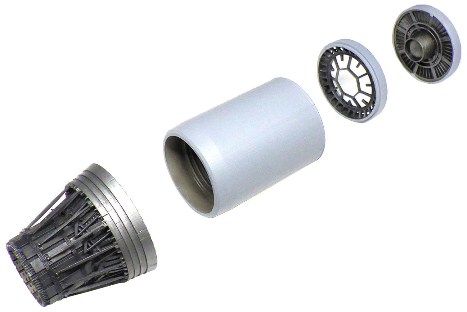 

HMA Engine Closed Plastic Model Parts 147 1/48 F-15 Nozzle, Type, (Airplane)