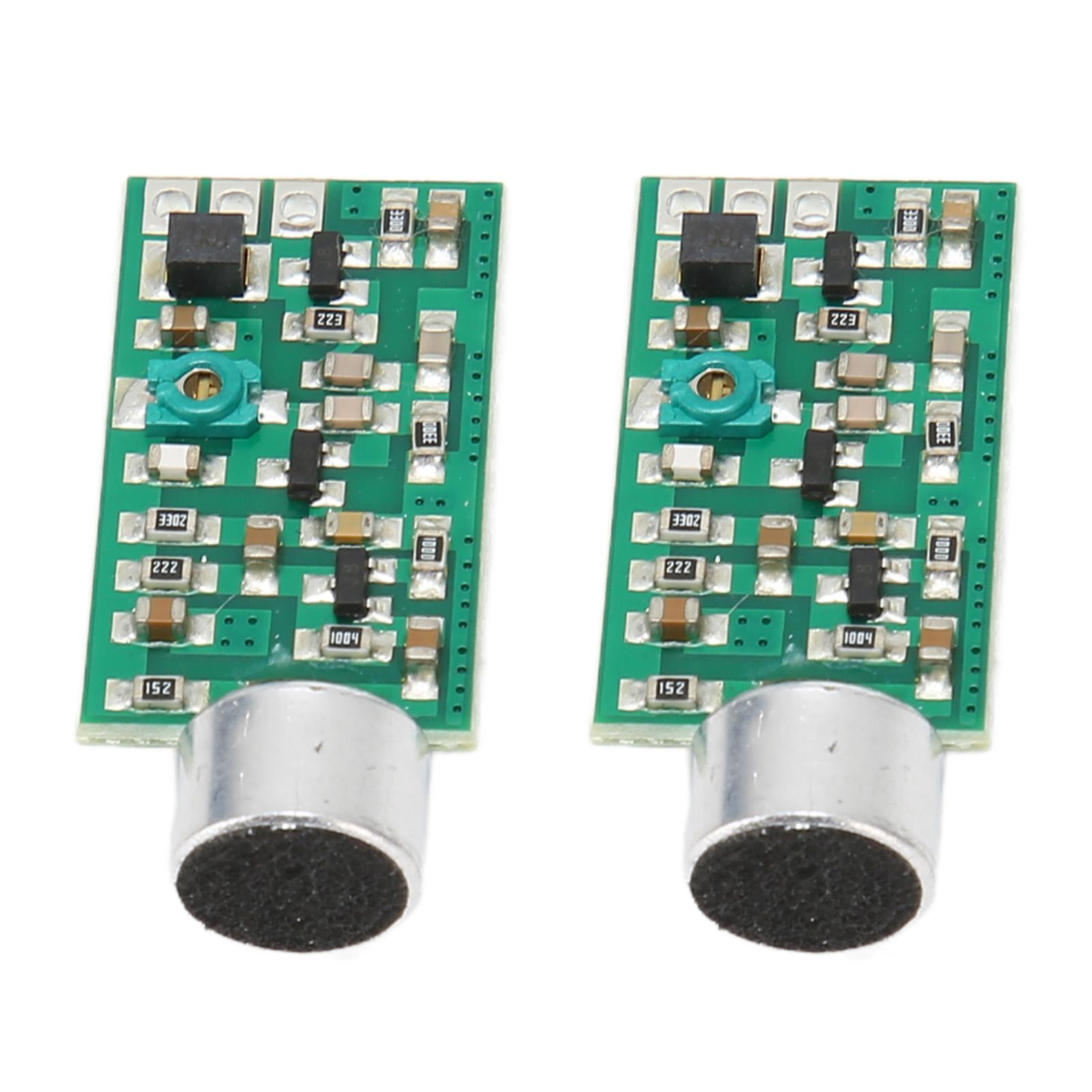 

2 шт. Модуль FM-передавача з мікрофоном Professional V4.0 FM MIC Бездротовий звуковий передавач для FM-радіо