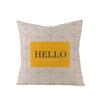 Modern Minimalist Style Linen Pillowcase Household Goods Soft-decorative Sofa Pillowcase Geometric Abstract Pillowcase