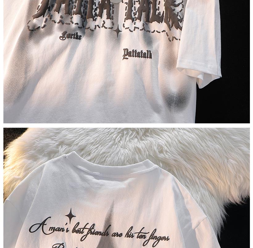 Women's American Retro Cool Style Oversized Pure Cotton T-Shirt - Sweet Loose Half Sleeve Top for 2025