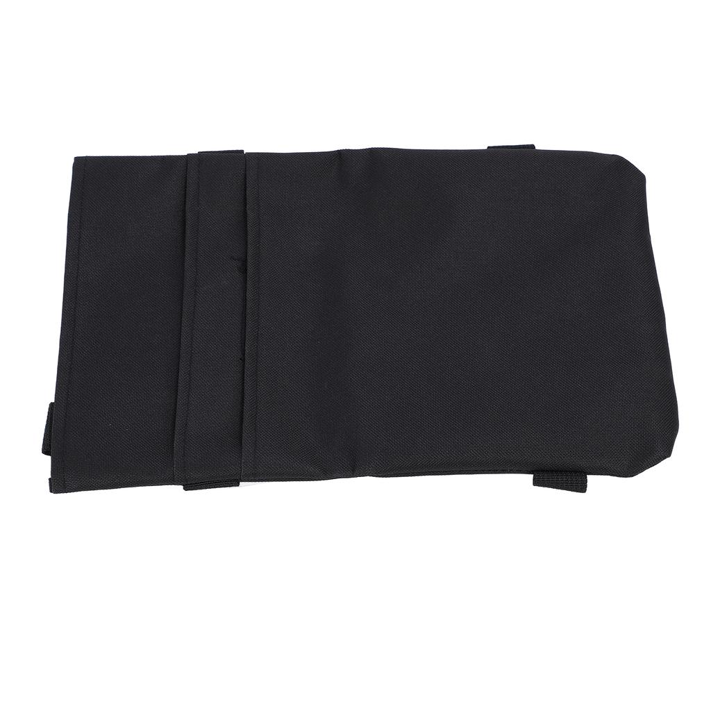 Crutch Bag Oxford Cloth Strap Fixation Multifunction Portable Crutches Pouch 7.87x11.81in Black