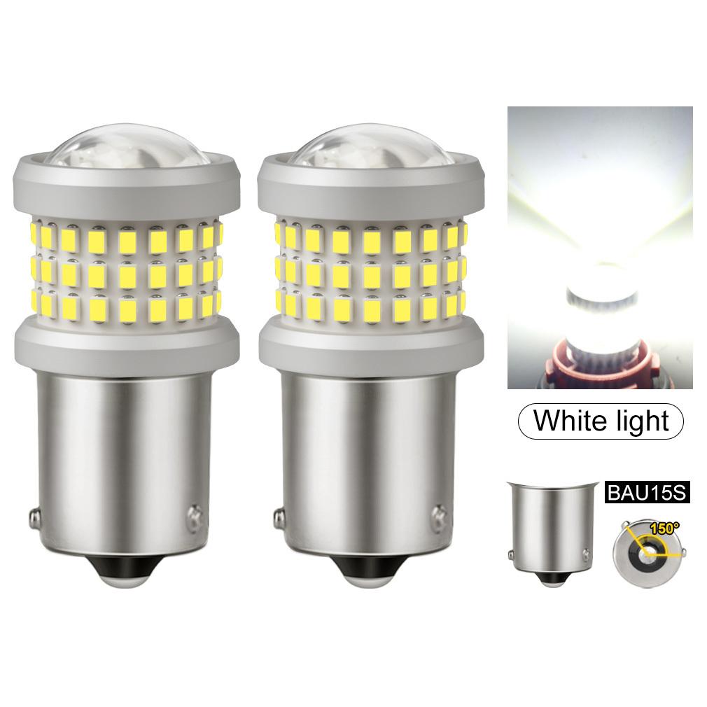 2Pcs P21W Led 1156 T20 W21/5W 7443 P21/5W T25 2000LM Car Bulbs 7440 BA15S BAY15D BAU15S PY21W Auto DRL Light 1157 3157 Reverse Turn Signal Brake Lamp