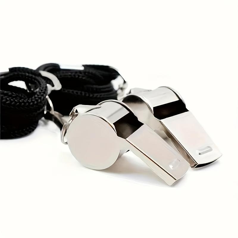 Professional Sports whistle with rope, referee whistle, equipped with nylon lanyard, suitable for basketball, volleyball, football, coaches