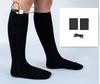 Heated Socks with 2 * 5000mAh Power Bank, Winter USB Electric Warming Socks, 3 Heat Settings, 5H+ Lasting, Machine Washable