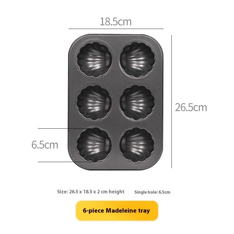

Форма для мадленок на 6/12 ячеек, пищевая углеродистая сталь, форма для выпечки торта, инструменты для выпечки, кухонная утварь, аксессуары, инструменты