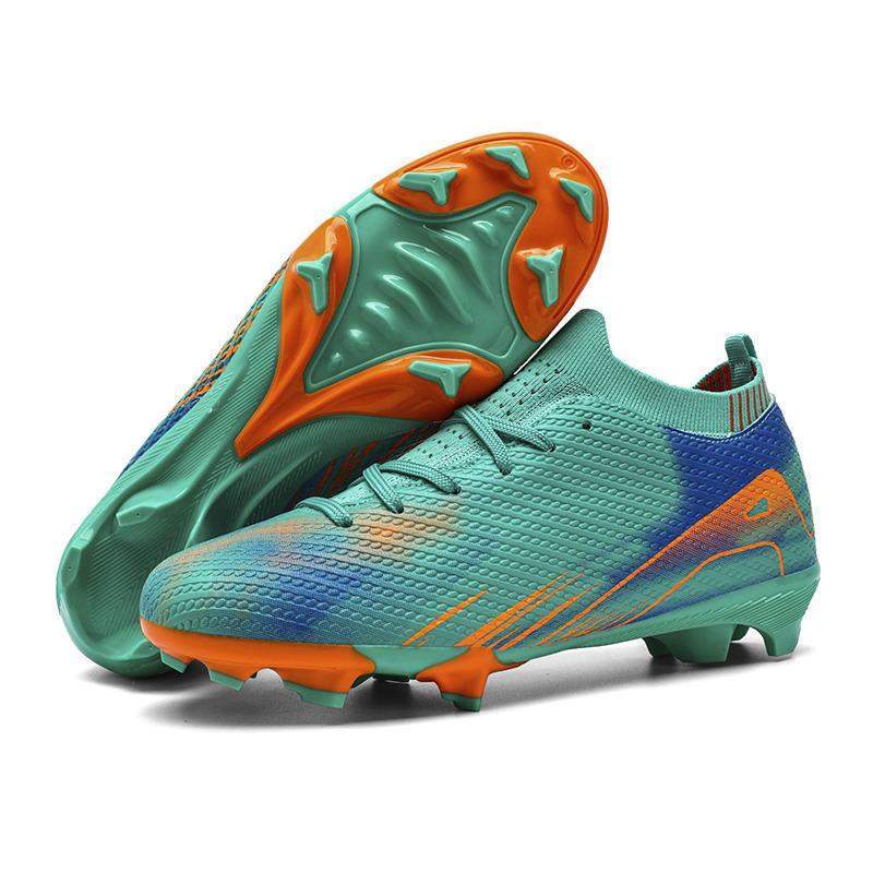 New Fashion Long Spikes Soccer Cleats for Men Women Breathable Socks Shoes Futsal Men Professional Football Sneakers Men