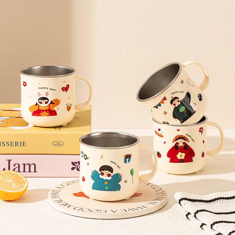 TREEJACK Детская термокружка из нержавеющей стали 316 с клапаном и трубочкой