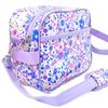 BUNTE Süßigkeiten-Stil Schultasche für Mädchen, Umhängetasche, Kinder-Kindergarten-Umhängetasche, Niedliches Blumenmuster Luftige Dusche (Lavendel) N0533200