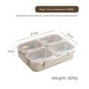 Stainless Steel Lunch Box Divided Food Storage Box Portable Food Container  School/Office